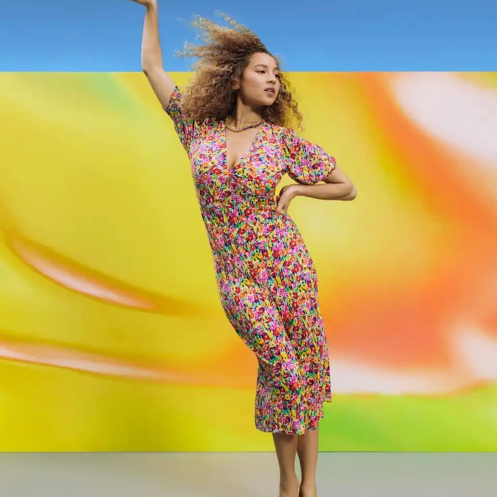 RIZO for Target Floral Midi Dress